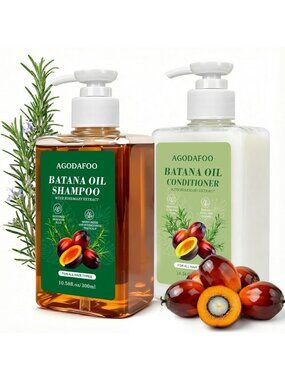 Revitalizing Batana Oil Shampoo & Conditioner Set for Hair Growth & Repair 300ml